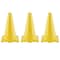 Champion Sports High Visibility Flexible Vinyl Cone, 12in, Yellow, PK3 C12YL - alternate 1